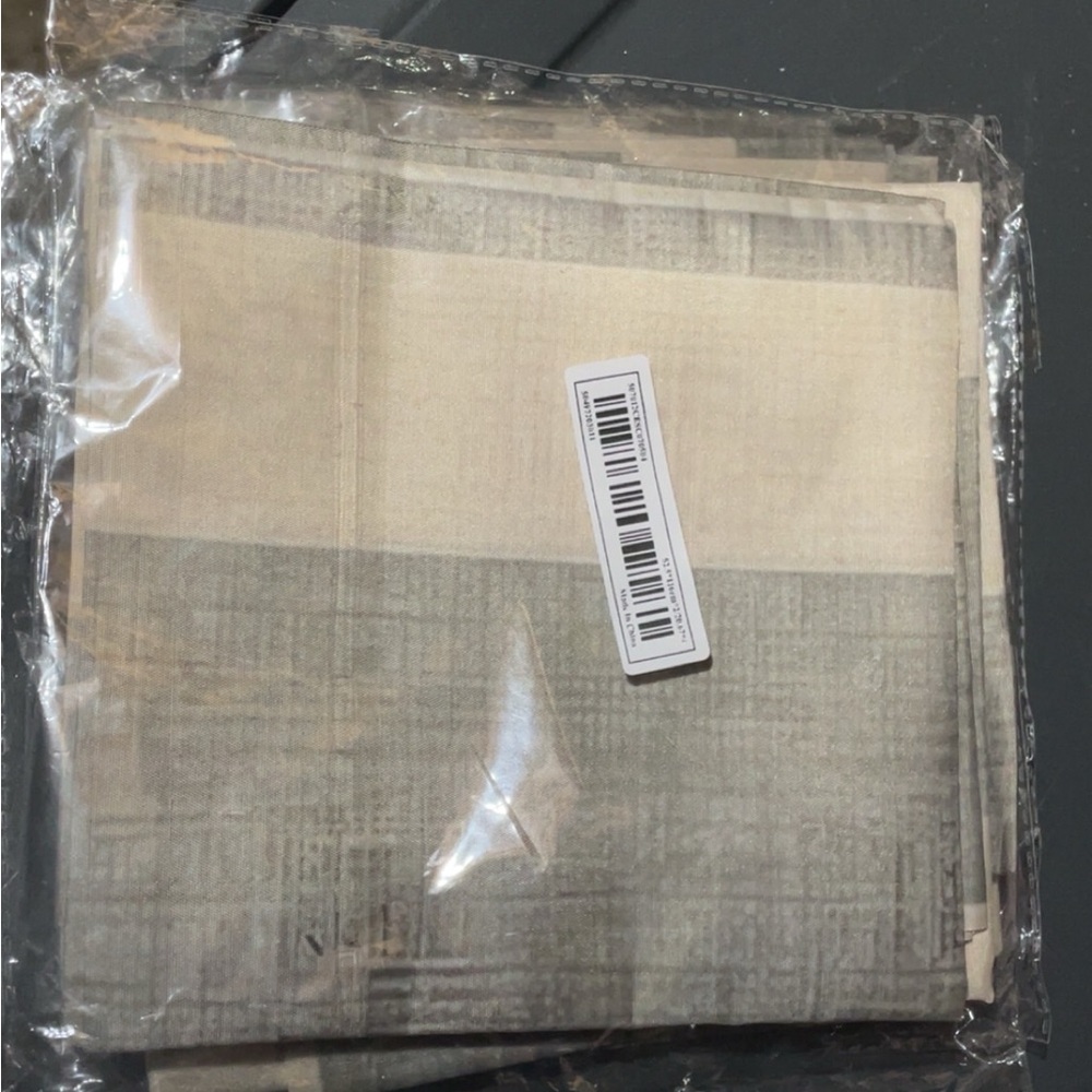Beige and Gray table runner